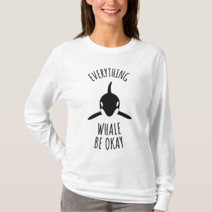 Alles wat walvis is oké t-shirt