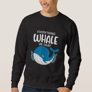 Alles wat walvis is oke Zee walvis Trui