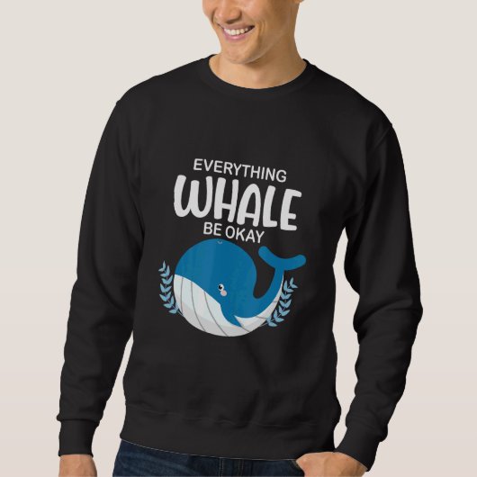 Alles wat walvis is oke Zee walvis Trui (Voorkant)