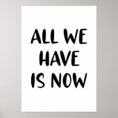 Alles wat we hebben is nu poster (Voorkant)