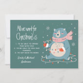 Alles wat we met kerst willen is (voeg eigen lijst feestdagenkaart (Voorkant)