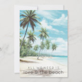 Alles wat we nodig hebben is een Love Beach Engage Kaart (Voorkant)