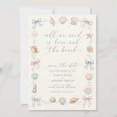 Alles wat we nodig hebben is Liefde & Beach Bruilo Aankondiging (Voorkant)