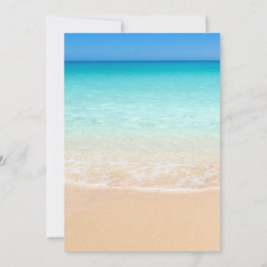 Alles wat we nodig hebben is liefde en het strand kaart (Achterkant)