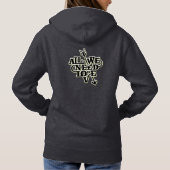 alles wat we nodig hebben is liefde hoodie (Achterkant)