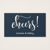 Alles wat we nodig hebben is Liefde, Navy Free Dri Visitekaartje (Achterkant)