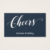 Alles wat we nodig hebben is Liefde, Navy Free Dri Visitekaartjes (Achterkant)