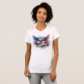 Alles wat we nodig hebben is liefde Patriottische T-shirt (Voorkant volledig)