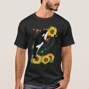 Alles wat we nodig hebben is liefde Schattigee zon T-shirt