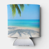 Alles wat we nodig hebben is liefde strand trouwda blikjeskoeler (Achterkant)