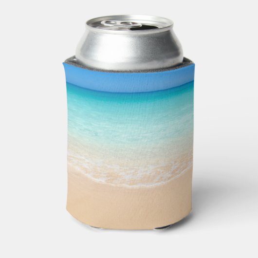 Alles wat we nodig hebben is liefde strand trouwda blikjeskoeler (Blikje Achterkant)