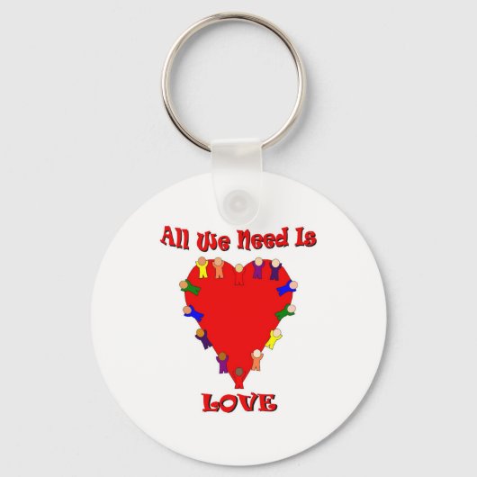 Alles wat we nodig hebben is Love Sleutelhanger (Voorkant)