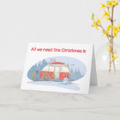 ALLES WAT WE NODIG HEBBEN IS ONZE CAMPER / ELKAAR KAART (Gele Bloem)