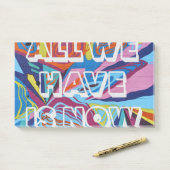 alles wat we nu hebben post-it® notes (Op bureau)