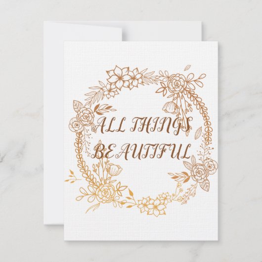 Alles wat we voor je wensen met deze Valentijnskaa Notitiekaartje (Voorkant)