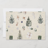 Alles wat we voor kerstfoto's Verloving Kaart will (Achterkant)