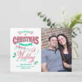 Alles wat we voor Kerstmis willen, bespaart de dat Save The Date (Staand voorkant)