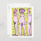 Alles wat we willen voor Kerstmis Feestdagenkaart (Voorkant / Achterkant)