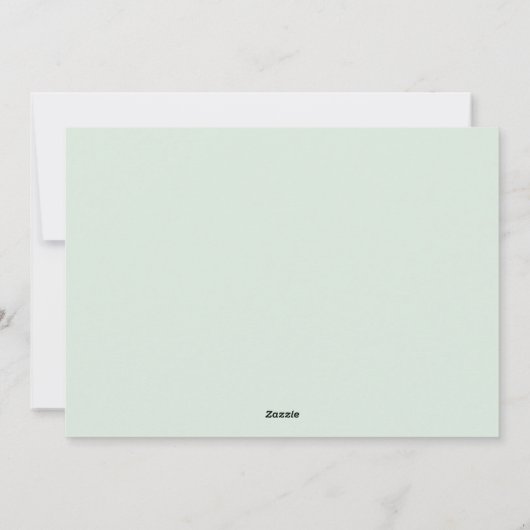 Alles wat we willen voor Kerstmis is uw zwangersch Feestdagenkaart (Achterkant)