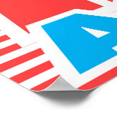 Alles wat ze doet is magisch, typografische kunst poster (Hoek)