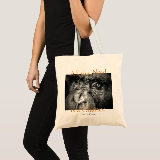 Alles wat ze nodig hebben is een kans tote bag (Voorkant (product))