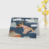 Alles wat ze wilde voor haar verjaardag… kaart (Gele Bloem)