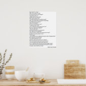 Alles wat ze zei van de Kantoor Poster (Keuken)