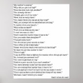 Alles wat ze zei van de Kantoor Poster (Voorkant)