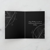 Alles wat ziet Oogst: Illuminati Gothic Esoteric Kaart (Binnen)