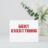 Alles weigeren briefkaart (Staand voorkant)