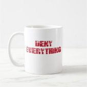 Alles weigeren koffiemok (Links)