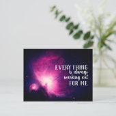 Alles werkt altijd voor mij briefkaart (Staand voorkant)