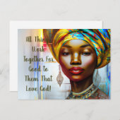 Alles werkt goed samen! briefkaart (Voorkant / Achterkant)