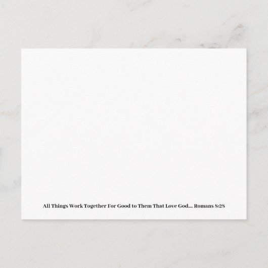 Alles werkt goed samen! briefkaart (Achterkant)