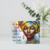 Alles werkt goed samen! briefkaart (Staand voorkant)