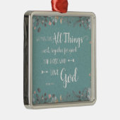 Alles werkt samen - vanaf 8:28 metalen ornament (Rechts)