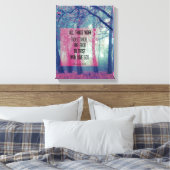 Alles werkt samen voor Goede Bijbelversies Canvas Afdruk (Insitu (Slaapkamer))