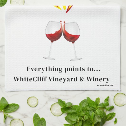 Alles wijst op... Keukenhanddoeken (Gevouwen)