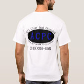 Alles wissen van pool t-shirt (Achterkant)