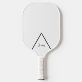 Alles wit op maat pickleball paddle