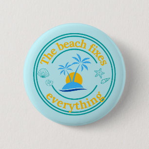 Alles wordt door de beugel opgelost ronde button 5,7 cm