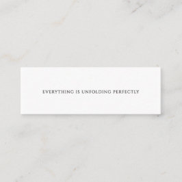 Alles wordt perfect ontwikkeld | Herinneringskaart Klantenkaartje