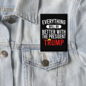 Alles zal beter gaan met het President Trump Button (Insitu)