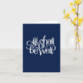 Alles zal goed Wenskaart zijn Kaart (Gele Bloem)