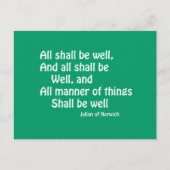 Alles zal goed zijn briefkaart (Voorkant)