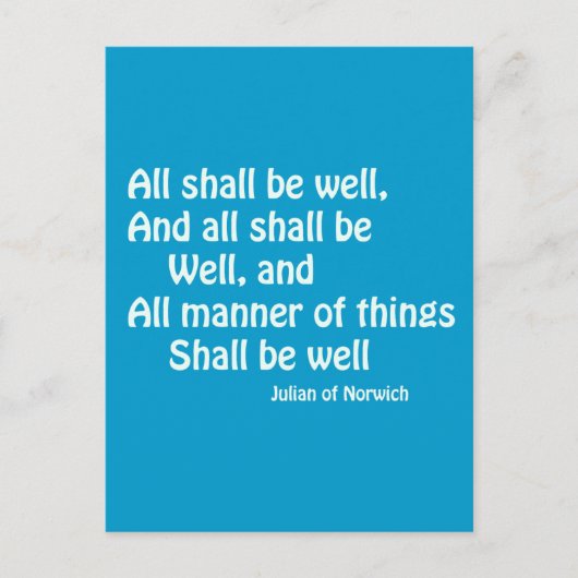 Alles zal goed zijn briefkaart (Voorkant)