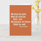 Alles zal goed zijn kaart (Gele Bloem)