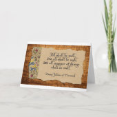 Alles zal goed zijn kaart (Voorkant)