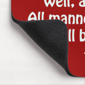 Alles zal goed zijn muismat (Hoek)