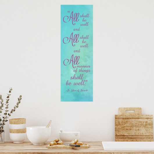 Alles zal goed zijn poster (Keuken)